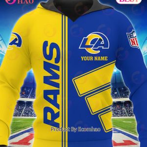 Los Angeles Rams Football Sport 3D Clothings Custom Your Name, Fan Gifts