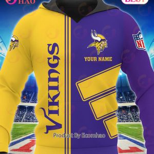 Minnesota Vikings Football Sport 3D Clothings Custom Your Name, Fan Gifts