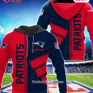 New England Patriots Football Sport 3D Clothings Custom Your Name, Fan Gifts