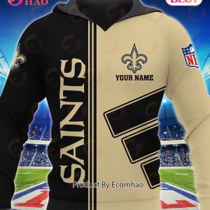 New Orleans Saints Football Sport 3D Clothings Custom Your Name, Fan Gifts