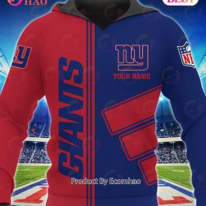 New York Giants Football Sport 3D Clothings Custom Your Name, Fan Gifts