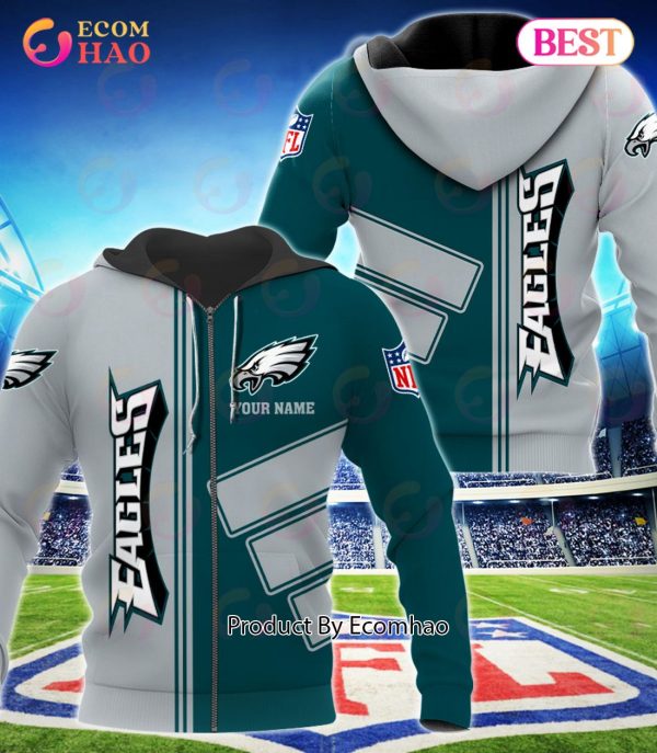 Personalized NFL Philadelphia Eagles US Flag Demon Face Funny 3D