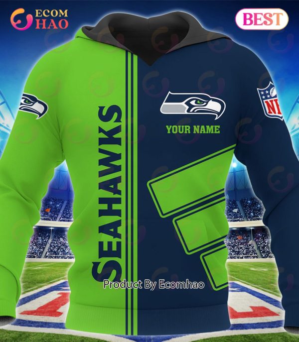 Seattle Seahawks Football Sport 3D Clothings Custom Your Name, Fan Gifts