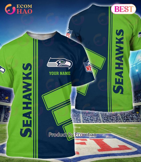 Seattle Seahawks Football Sport 3D Clothings Custom Your Name, Fan Gifts