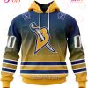 NHL Calgary Flames Special Retro Gradient Design 3D Hoodie