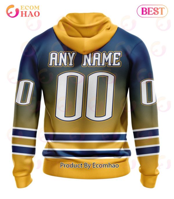 NHL Buffalo Sabres Special Retro Gradient Design 3D Hoodie