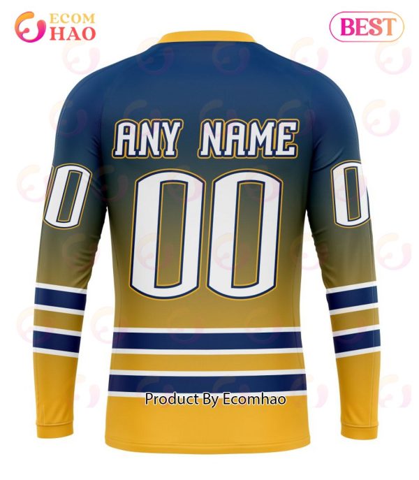 NHL Buffalo Sabres Special Retro Gradient Design 3D Hoodie
