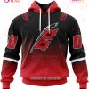 NHL Calgary Flames Special Retro Gradient Design 3D Hoodie