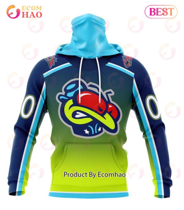 NHL Columbus Blue Jackets Special Retro Gradient Design 3D Hoodie