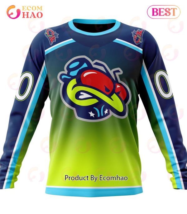 NHL Columbus Blue Jackets Special Retro Gradient Design 3D Hoodie