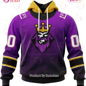 NHL Los Angeles Kings Special Retro Gradient Design 3D Hoodie
