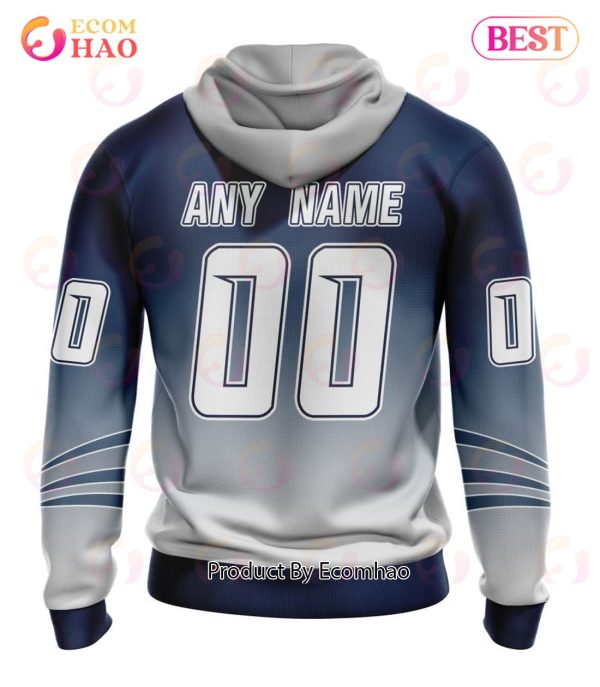 NHL Nashville Predators Special Retro Gradient Design 3D Hoodie