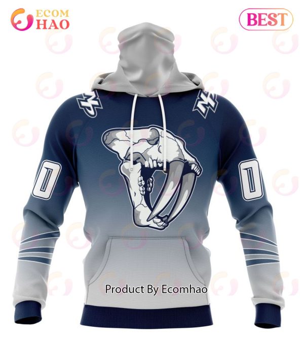NHL Nashville Predators Special Retro Gradient Design 3D Hoodie