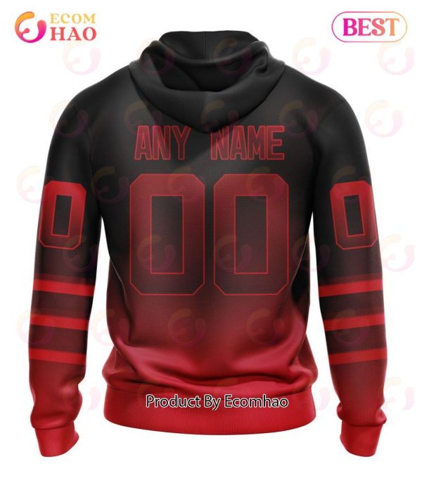 NHL New Jersey Devils Special Retro Gradient Design 3D Hoodie