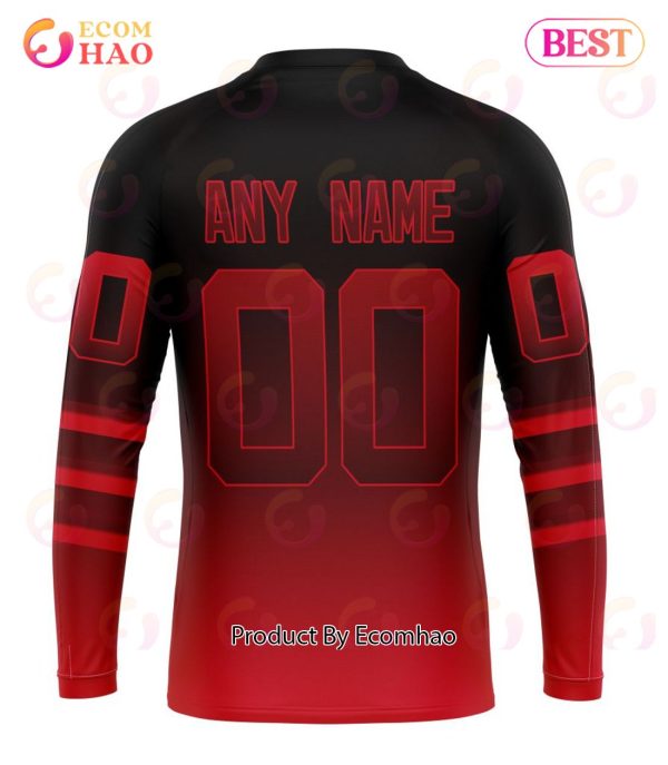 NHL New Jersey Devils Special Retro Gradient Design 3D Hoodie