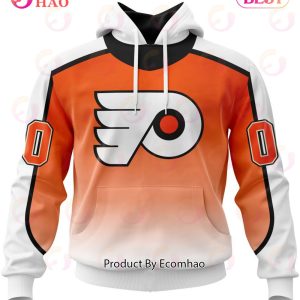 NHL Philadelphia Flyers Special Retro Gradient Design 3D Hoodie