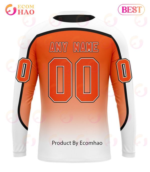 NHL Philadelphia Flyers Special Retro Gradient Design 3D Hoodie