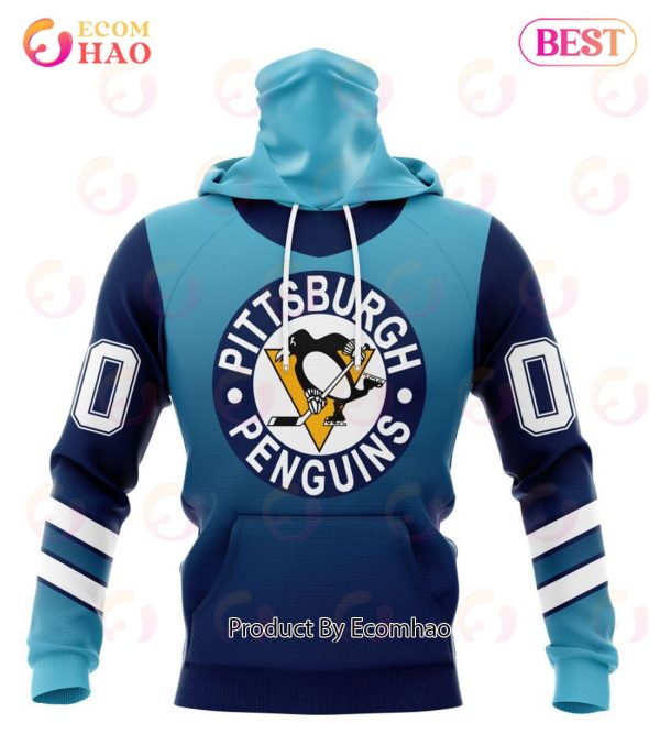 NHL Pittsburgh Penguins Special Retro Gradient Design 3D Hoodie
