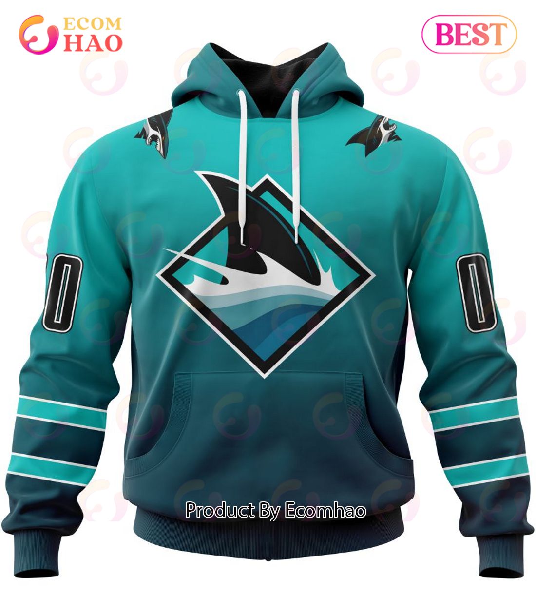 NHL Vancouver Canucks Special Retro Gradient Design 3D Hoodie