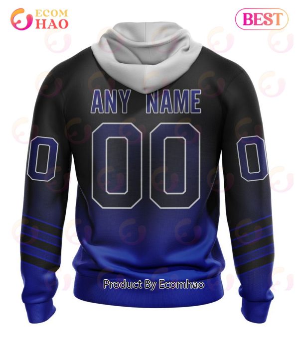 NHL Tampa Bay Lightning Special Retro Gradient Design 3D Hoodie