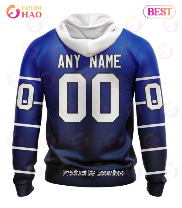 NHL Toronto Maple Leafs Special Retro Gradient Design 3D Hoodie