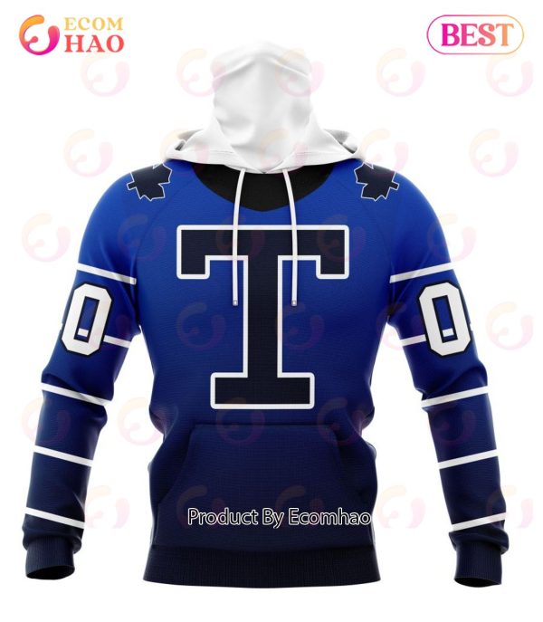 NHL Toronto Maple Leafs Special Retro Gradient Design 3D Hoodie