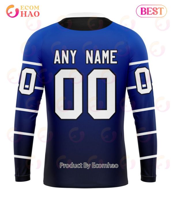 NHL Toronto Maple Leafs Special Retro Gradient Design 3D Hoodie