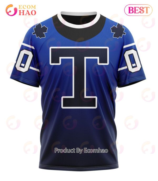 NHL Toronto Maple Leafs Special Retro Gradient Design 3D Hoodie