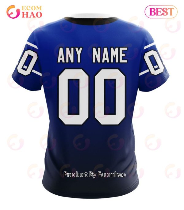 NHL Toronto Maple Leafs Special Retro Gradient Design 3D Hoodie