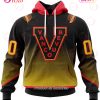 NHL Toronto Maple Leafs Special Retro Gradient Design 3D Hoodie