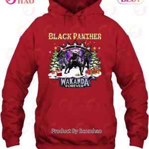 Black Panther Christmas Design Wakanda Forever Unisex T-Shirt