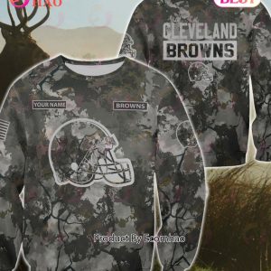 Personalized Name Cleveland Browns NFL 3D Baseball Jersey Shirt