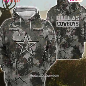 NFL Dallas Cowboys Personalized Your Name Hungting Camo Style 3D Hoodie,T Shirt, Sweatshirt, Zipper