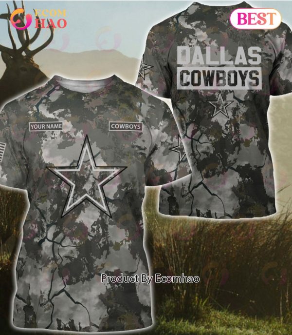 Dallas Cowboys Camo CUSTOMIZE NAME AND NUMBER HOT SALE 3D PRINTED