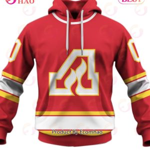 Personalized ATLANTA FLAMES, CALGARY FLAMES 70s Vintage Home Jersey 3D Hoodie