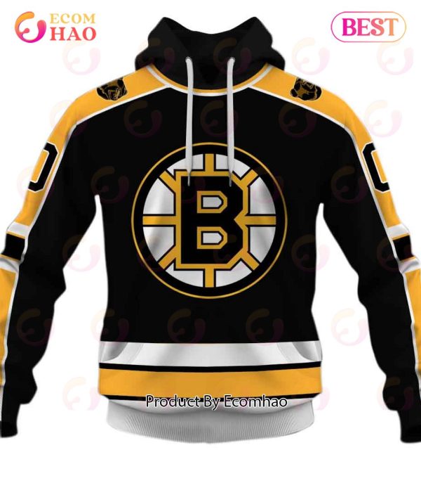 Personalized Boston Bruins 1995 – 1996, 2005 – 2006 Vintage Away Jersey 3D Hoodie