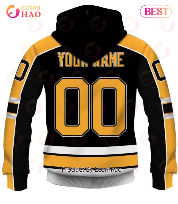Personalized Boston Bruins 1995 – 1996, 2005 – 2006 Vintage Away Jersey 3D Hoodie