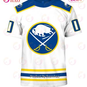 Personalized Buffalo Sabres 80s 90s Home Vintage NHL Throwback Jersey 3D Hoodie