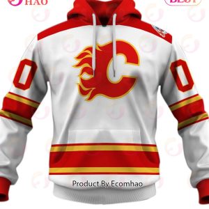 Personalized Calgary Flames 1981 – 1994 Vintage Home Jersey 3D Hoodie