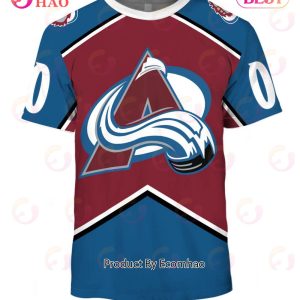 Personalized Colorado Avalanche 1996 Throwback Vintage Hockey Jersey 3D Hoodie
