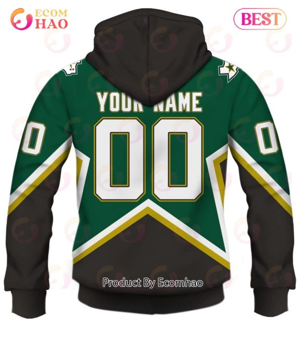 Personalized Dallas Stars 1999 Throwback Vintage NHL Away Jersey 3D Hoodie