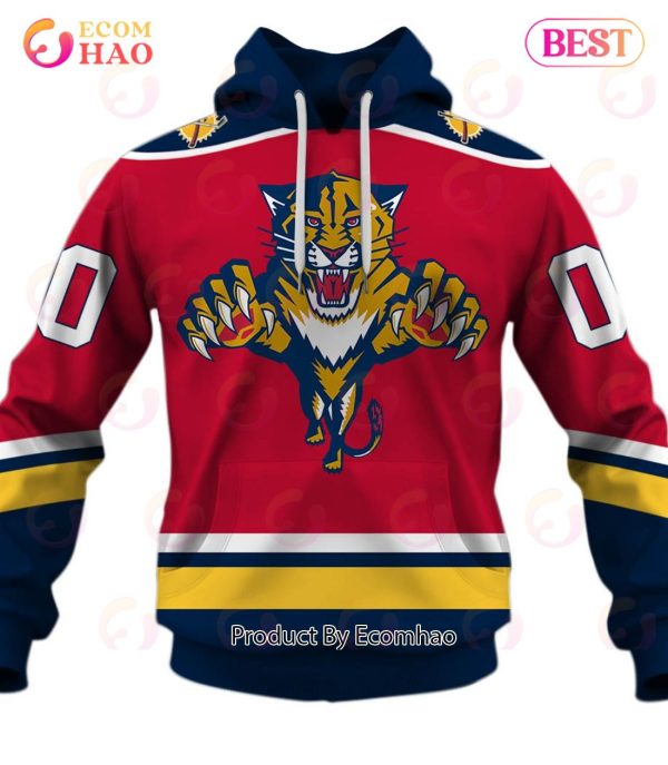 Personalized Florida Panthers 90s Throwback Vintage NHL Away Jersey 3D Hoodie