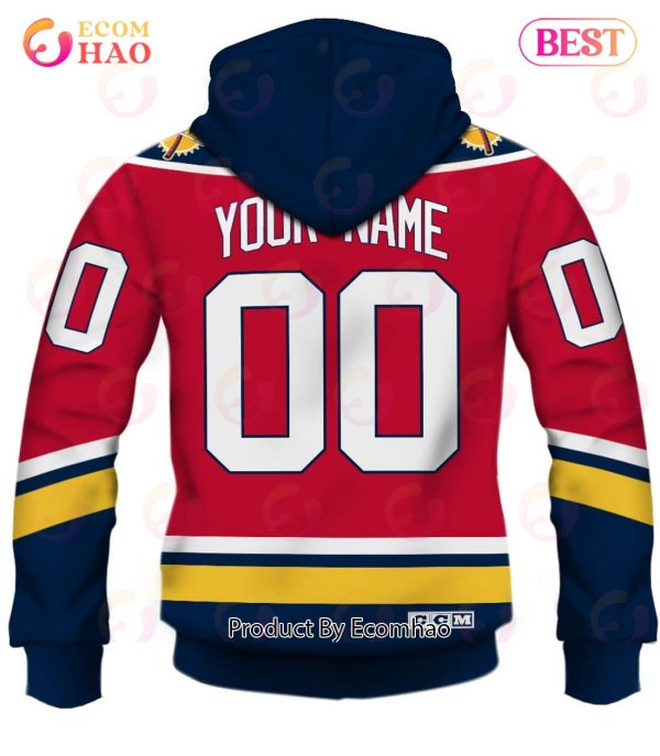 Personalized Florida Panthers 90s Throwback Vintage NHL Away Jersey 3D Hoodie