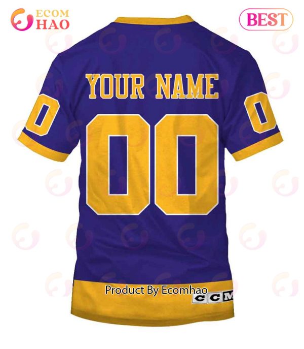 Personalized Los Angeles Kings 70s Throwback Vintage NHL Away Jersey 3D Hoodie