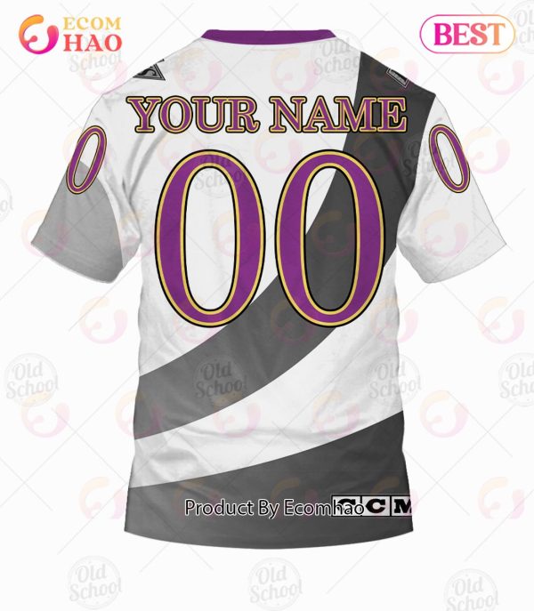 Personalized Los Angeles Kings Vintage Throwback NHL Jersey 3D Hoodie