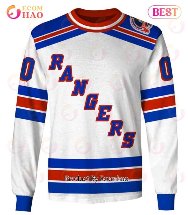 Personalized New York Rangers 1994 Throwback Vintage Home Jersey 3D Hoodie
