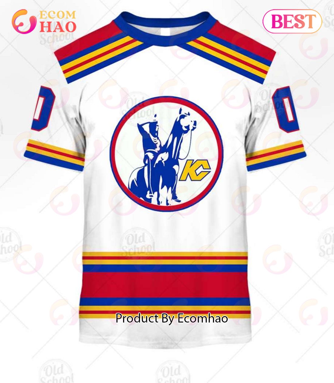 Buy Kansas City Scouts NHL Retro Hockey Hooded Sweatshirt Old Online in  India 