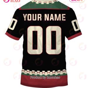 Personalized Phoenix Coyotes Arizona Coyotes 90s Vintage Away Jersey 3D  Hoodie