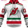 Personalized Vintage NHL New Jersey Devils Throwback Jersey Green 3D Hoodie