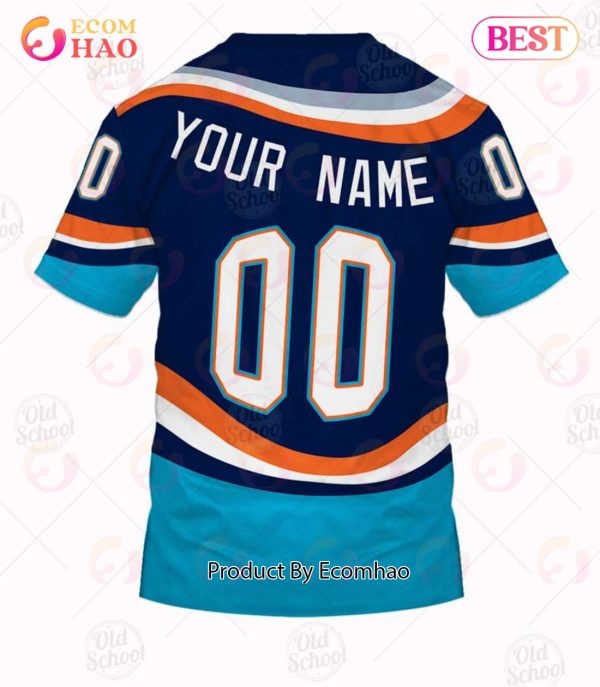 Personalized Vintage NHL New York Islanders 1997 Jersey 3D Hoodie